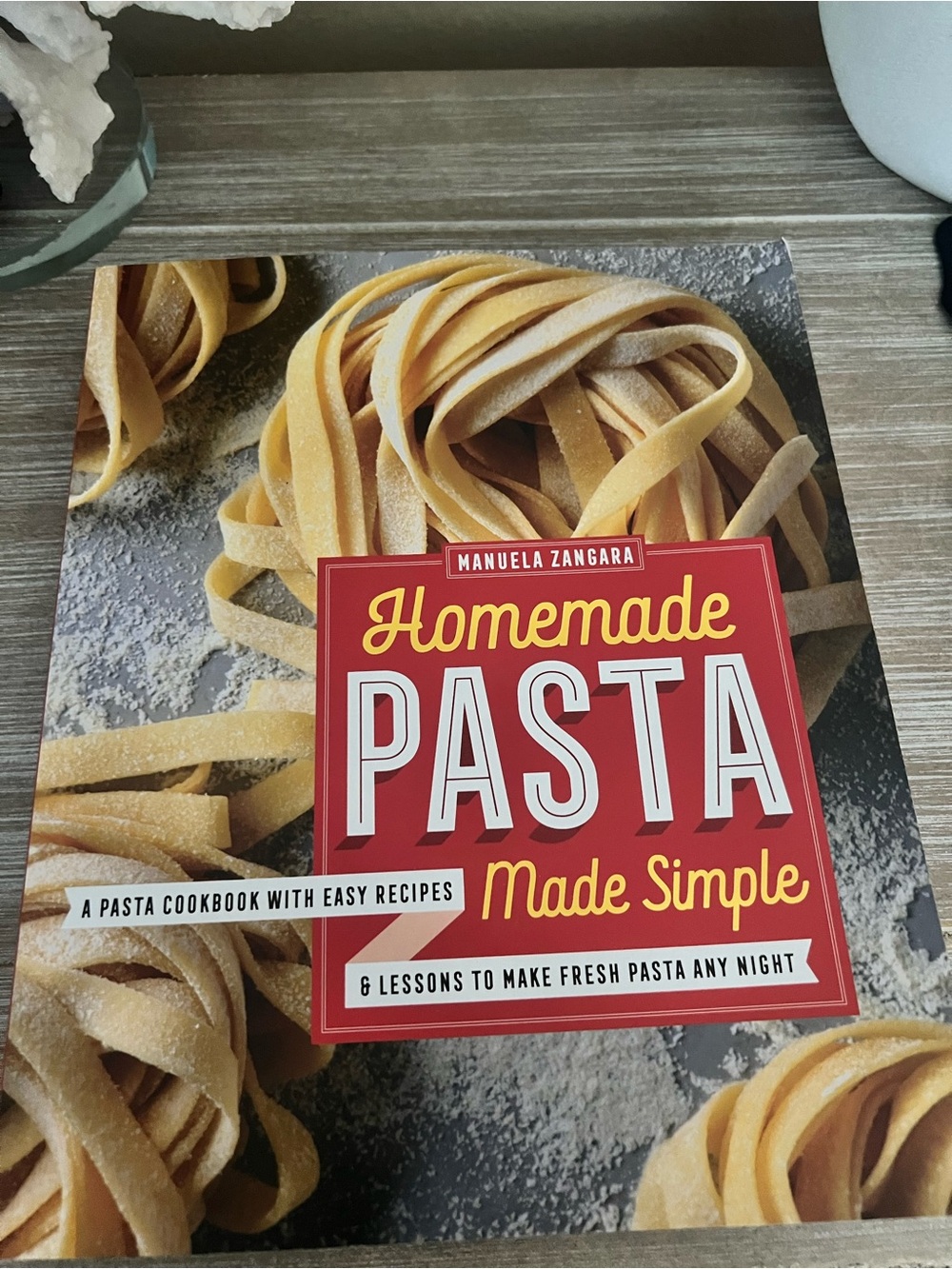 Book Homemade Pasta Made Simple - Red Cover by Manuela Zangara